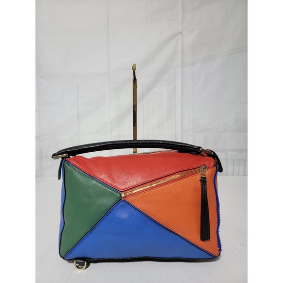 LOEWE Patchwork Puzzle Bag Multicolor Medium - Picture 3 of 16